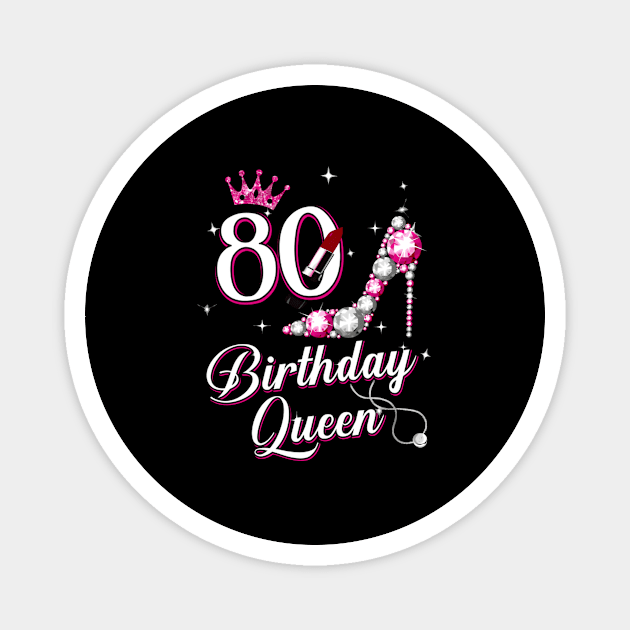 80 Queen 80Th Magnet by SnugFarm